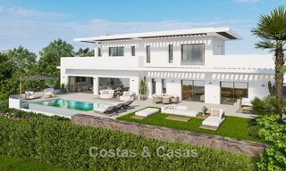 Exclusive new-build villa for sale just minutes from the beach and golf courses in Casares, Costa del Sol 798512 