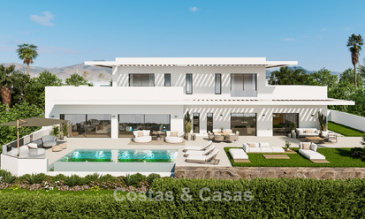 Exclusive new-build villa for sale just minutes from the beach and golf courses in Casares, Costa del Sol 798516