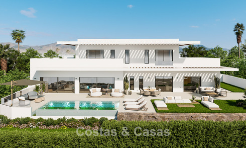 Exclusive new-build villa for sale just minutes from the beach and golf courses in Casares, Costa del Sol 798516
