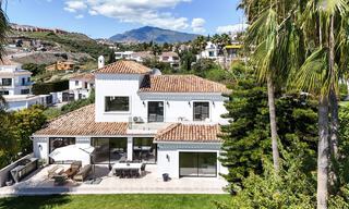 Beautifully renovated modern mediterranean villa with sea views for sale in Benahavís - Marbella 798545 