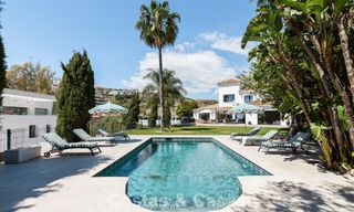 Beautifully renovated modern mediterranean villa with sea views for sale in Benahavís - Marbella 798565 