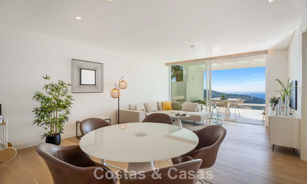 Modern luxury apartment for sale with sea views in a boutique complex in the hills near Marbella town 798588