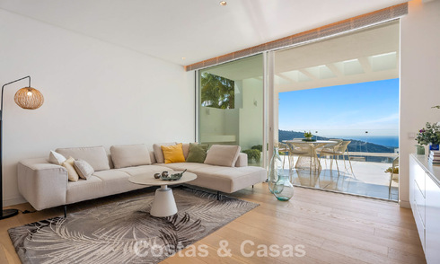 Modern luxury apartment for sale with sea views in a boutique complex in the hills near Marbella town 798827