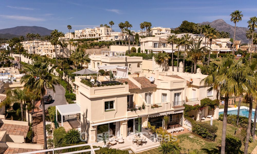 Luxury designer townhouse with panoramic sea views for sale in La Quinta, Marbella - Benahavís 798613