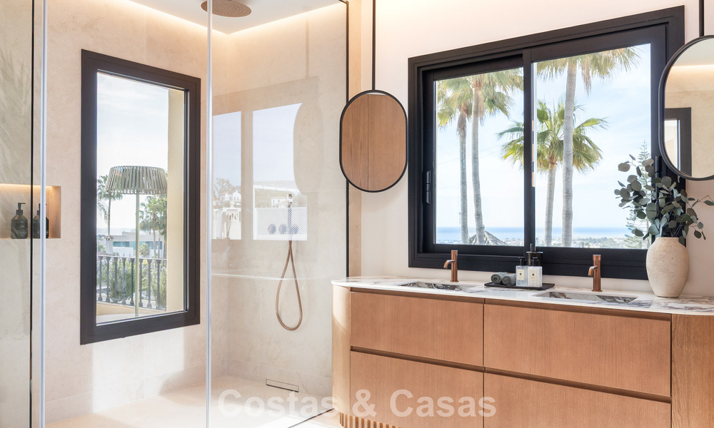 Luxury designer townhouse with panoramic sea views for sale in La Quinta, Marbella - Benahavís 798619