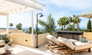 Luxury designer townhouse with panoramic sea views for sale in La Quinta, Marbella - Benahavís 798642 