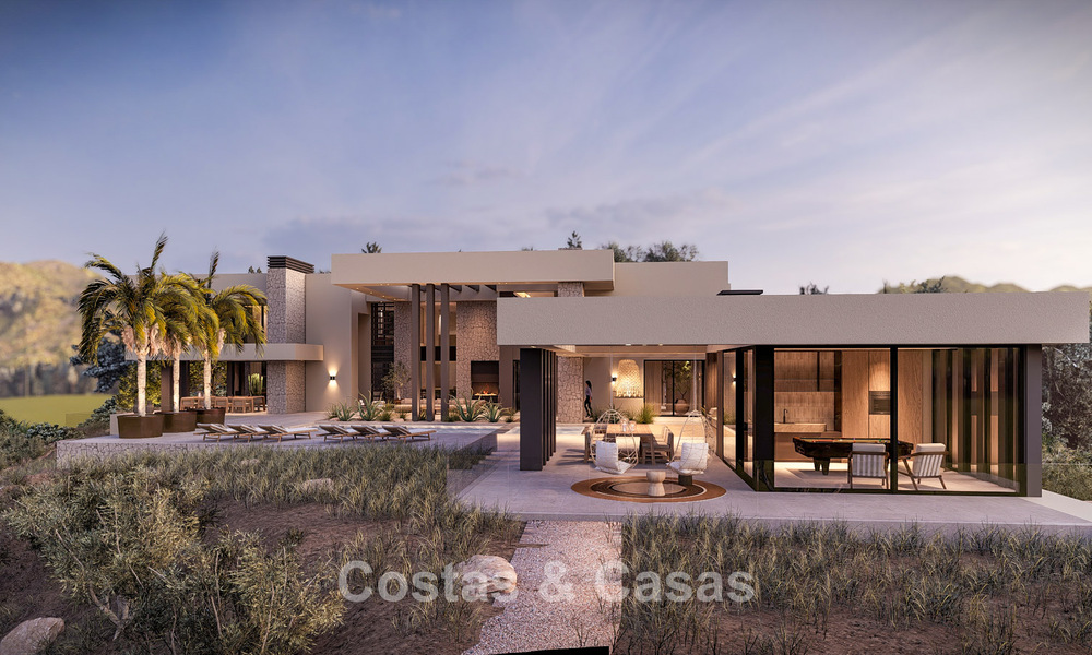 Unique plot with designer villa project for sale in the exclusive La Zagaleta Resort, Marbella - Benahavís 798654