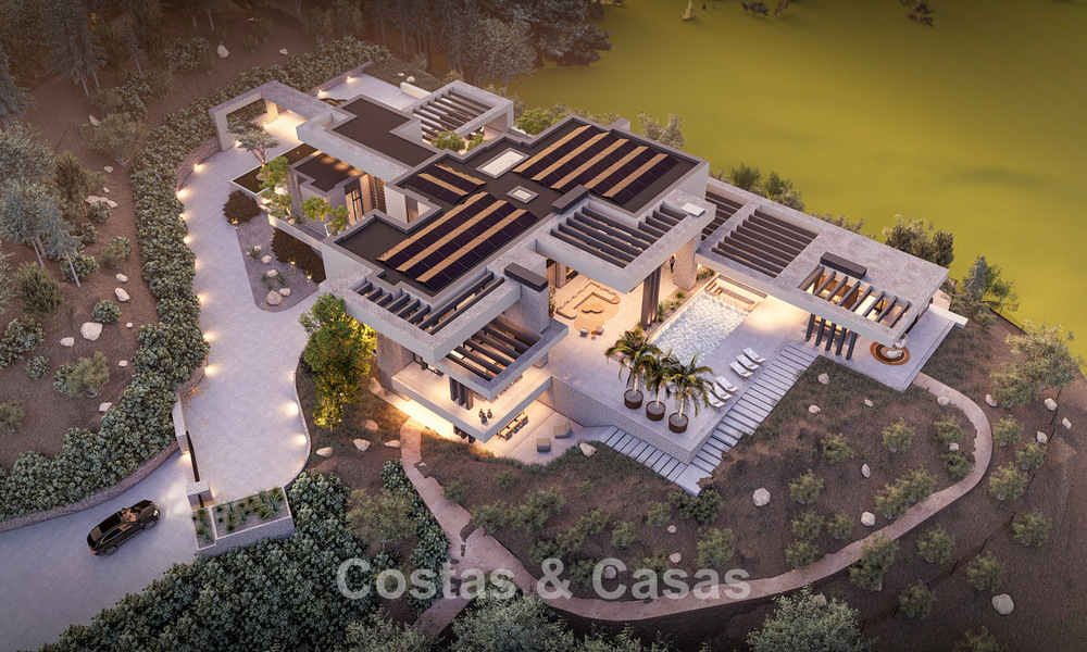 Unique plot with designer villa project for sale in the exclusive La Zagaleta Resort, Marbella - Benahavís 798659