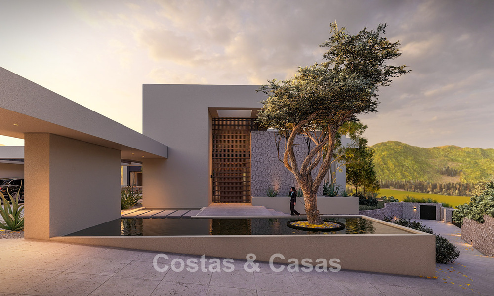 Unique plot with designer villa project for sale in the exclusive La Zagaleta Resort, Marbella - Benahavís 798694