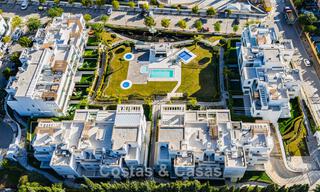 Modern garden apartment for sale at walking distance to the beach on the New Golden Mile between Marbella and Estepona 798804 