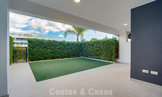 Modern garden apartment for sale at walking distance to the beach on the New Golden Mile between Marbella and Estepona 798805 