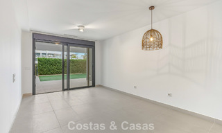 Modern garden apartment for sale at walking distance to the beach on the New Golden Mile between Marbella and Estepona 798824 