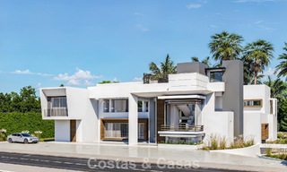 Exclusive modern villa under construction for sale in Guadalmina Baja, Marbella 798830 