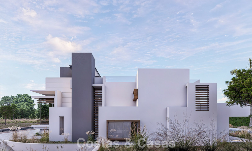 Exclusive modern villa under construction for sale in Guadalmina Baja, Marbella 798833