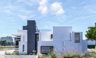 Exclusive modern villa under construction for sale in Guadalmina Baja, Marbella 798835 