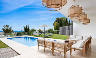 Contemporary modern villa with panoramic sea views for sale in a prestigious golf area in Marbella - Benahavís 798839 