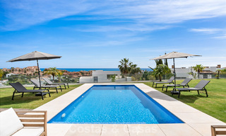 Contemporary modern villa with panoramic sea views for sale in a prestigious golf area in Marbella - Benahavís 798843 