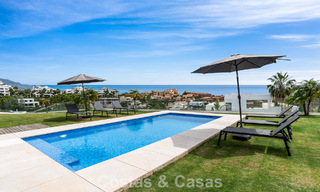 Contemporary modern villa with panoramic sea views for sale in a prestigious golf area in Marbella - Benahavís 798845 