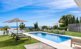 Contemporary modern villa with panoramic sea views for sale in a prestigious golf area in Marbella - Benahavís 798846 