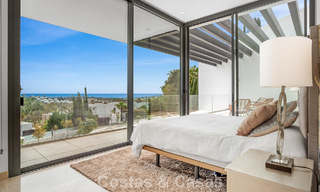 Contemporary modern villa with panoramic sea views for sale in a prestigious golf area in Marbella - Benahavís 798848 