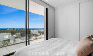 Contemporary modern villa with panoramic sea views for sale in a prestigious golf area in Marbella - Benahavís 798856 