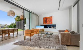 Contemporary modern villa with panoramic sea views for sale in a prestigious golf area in Marbella - Benahavís 798861 