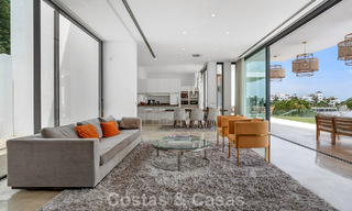 Contemporary modern villa with panoramic sea views for sale in a prestigious golf area in Marbella - Benahavís 798862 
