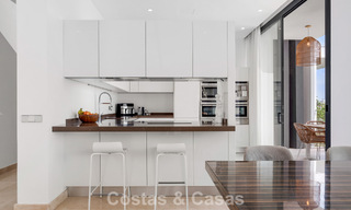 Contemporary modern villa with panoramic sea views for sale in a prestigious golf area in Marbella - Benahavís 798864 