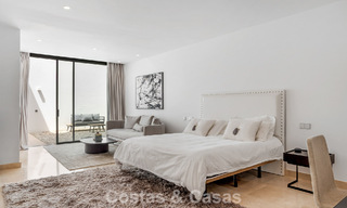 Contemporary modern villa with panoramic sea views for sale in a prestigious golf area in Marbella - Benahavís 798874 