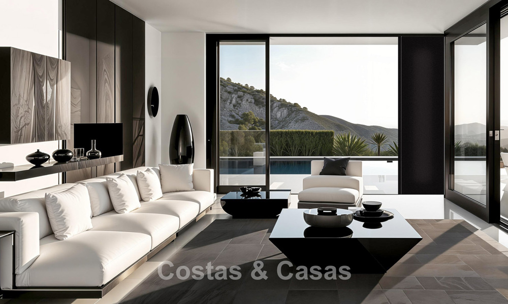 Exclusive modern villa with panoramic views for sale in La Cala Golf, Mijas, Costa del Sol 798924