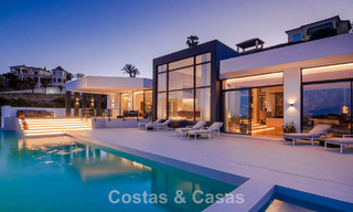 Advanced luxury villa with panoramic sea views for sale in the hills of Marbella - Benahavís 798945 