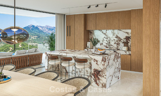 Luxury designer villa with panoramic sea views for sale in a gated golf resort in Marbella - Benahavís 799037 