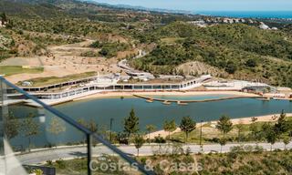Luxury designer villa with panoramic sea views for sale in a gated golf resort in Marbella - Benahavís 799054 
