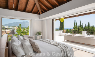 Royal villa in a contemporary Mediterranean architectural style for sale in a gated community in Marbella - Benahavís 799072 