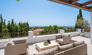 Royal villa in a contemporary Mediterranean architectural style for sale in a gated community in Marbella - Benahavís 799076 