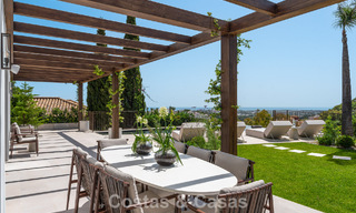 Royal villa in a contemporary Mediterranean architectural style for sale in a gated community in Marbella - Benahavís 799080 