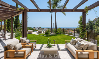 Royal villa in a contemporary Mediterranean architectural style for sale in a gated community in Marbella - Benahavís 799081 