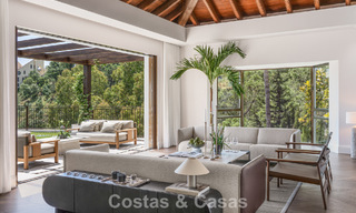 Royal villa in a contemporary Mediterranean architectural style for sale in a gated community in Marbella - Benahavís 799087 