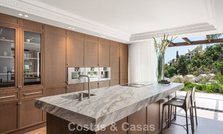 Royal villa in a contemporary Mediterranean architectural style for sale in a gated community in Marbella - Benahavís 799089 