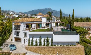 Royal villa in a contemporary Mediterranean architectural style for sale in a gated community in Marbella - Benahavís 799094 