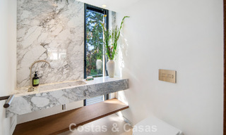 Turnkey, contemporary Mediterranean villa for sale, bordering Las Brisas Golf in Nueva Andalucía, Marbella 799101 