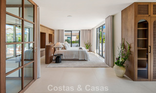Turnkey, contemporary Mediterranean villa for sale, bordering Las Brisas Golf in Nueva Andalucía, Marbella 799106 