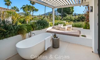 Turnkey, contemporary Mediterranean villa for sale, bordering Las Brisas Golf in Nueva Andalucía, Marbella 799112 