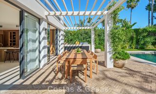 Turnkey, contemporary Mediterranean villa for sale, bordering Las Brisas Golf in Nueva Andalucía, Marbella 799120 