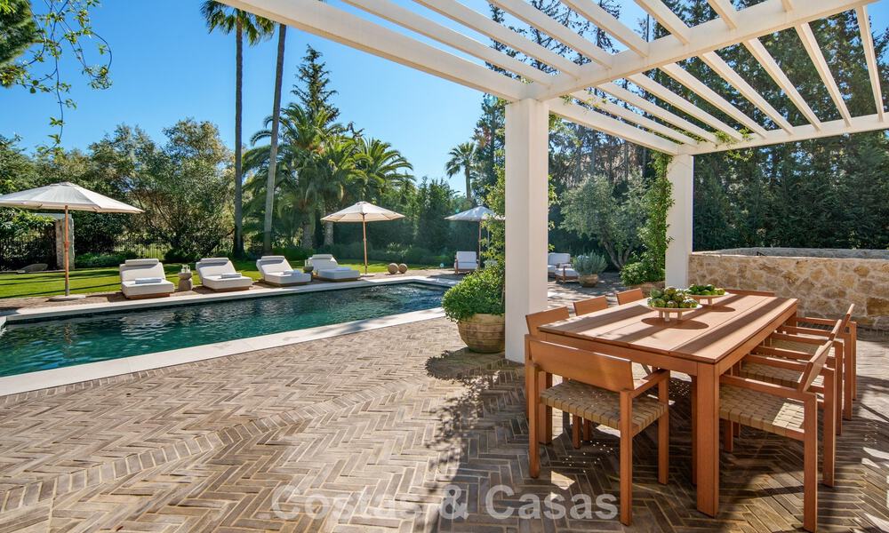 Turnkey, contemporary Mediterranean villa for sale, bordering Las Brisas Golf in Nueva Andalucía, Marbella 799122