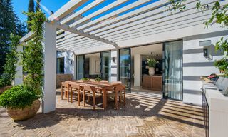 Turnkey, contemporary Mediterranean villa for sale, bordering Las Brisas Golf in Nueva Andalucía, Marbella 799123 