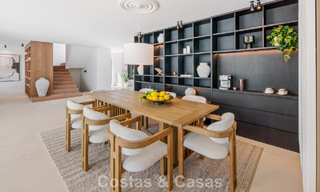 Turnkey, contemporary Mediterranean villa for sale, bordering Las Brisas Golf in Nueva Andalucía, Marbella 799132 