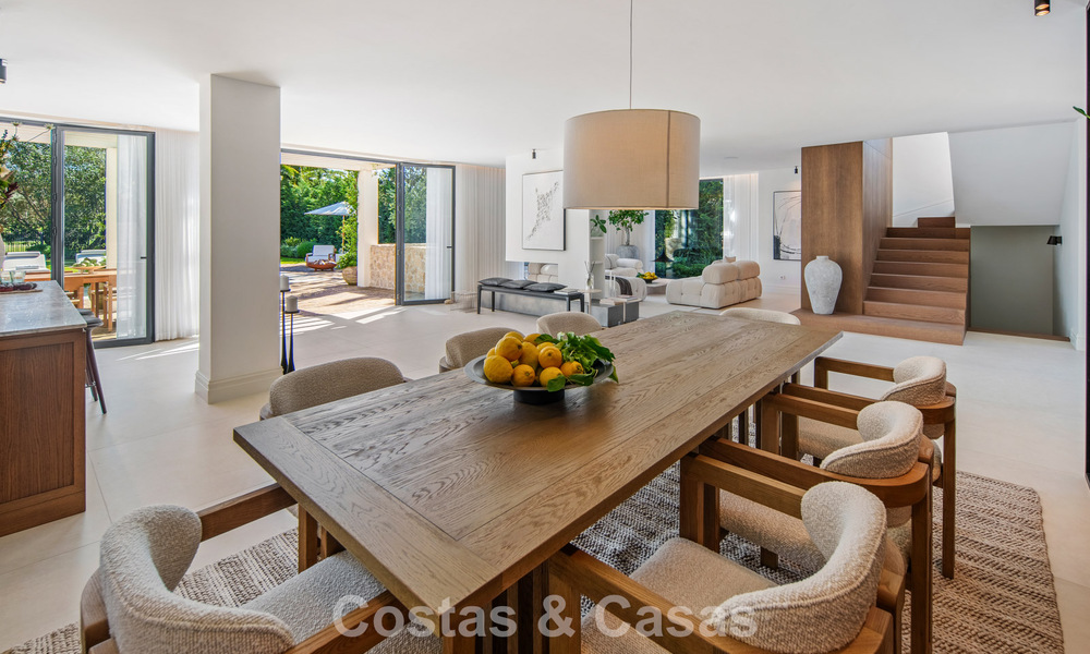 Turnkey, contemporary Mediterranean villa for sale, bordering Las Brisas Golf in Nueva Andalucía, Marbella 799133