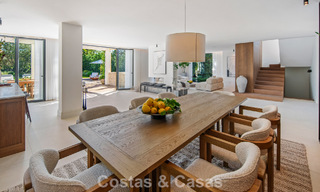 Turnkey, contemporary Mediterranean villa for sale, bordering Las Brisas Golf in Nueva Andalucía, Marbella 799133 