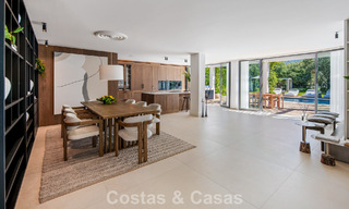 Turnkey, contemporary Mediterranean villa for sale, bordering Las Brisas Golf in Nueva Andalucía, Marbella 799138 